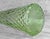 Glass Mid 20th Century 24″ Italian Empoli Green Optic Art Glass Genie Bottle For Sale - Image 7 of 8
