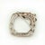 1920s 14k White Gold Diamond Filigree Wreath Pin Brooch For Sale - Image 4 of 6