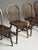 Set of 4 windsor chairs. Originating from england. This set of 4 windsor/spindle chairs dates from the 1950s/1960s. All in...