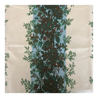 Madeline Castaing Brunschwig & Fils Rayure Fleurie Cotton Fabric - 2 Yards For Sale