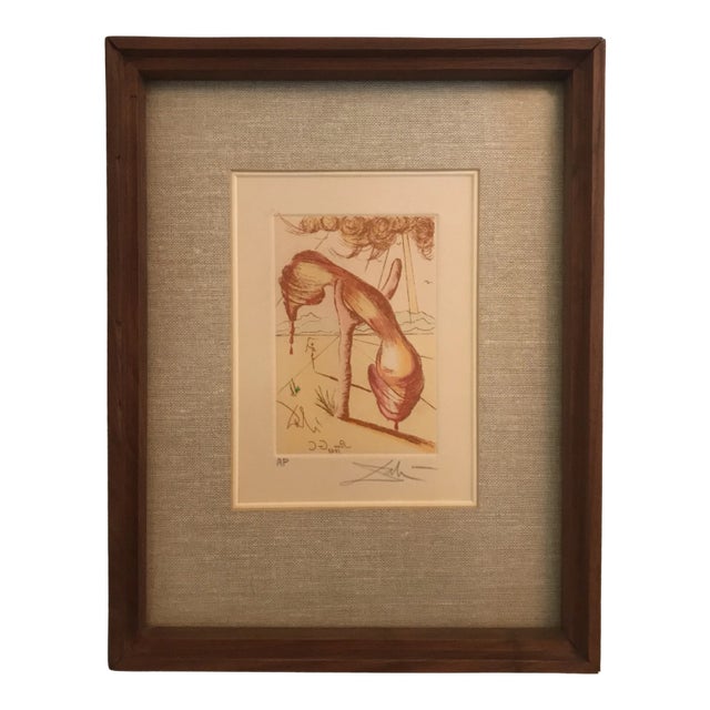 Salvador Dali Colored Etching, Artist Proof For Sale