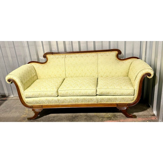 Duncan Phyfe Style Sofa For Sale - Image 12 of 12