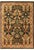 Black Shabby Chic International Pak-Persian Latanya Black/Beige Wool Rug - 4'1'' X 5'1'' For Sale - Image 8 of 9