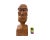 Vintage Mid Century Modern Large Carved Wood Tiki Head 1960s For Sale - Image 12 of 12