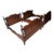 Pair Antique Walnut Full Size Bed Frames. 19th Century For Sale