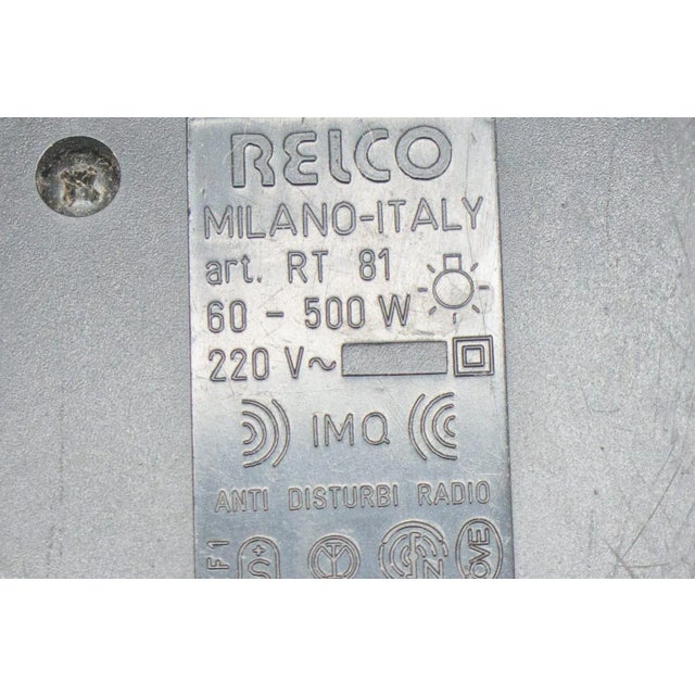 Italian Brass & Porcelain Lonea Floor Lamp, 1960s For Sale - Image 11 of 12