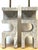 1980s Italian Sculptural Gray Marble Architectural Table Lamps - a Pair For Sale - Image 10 of 16