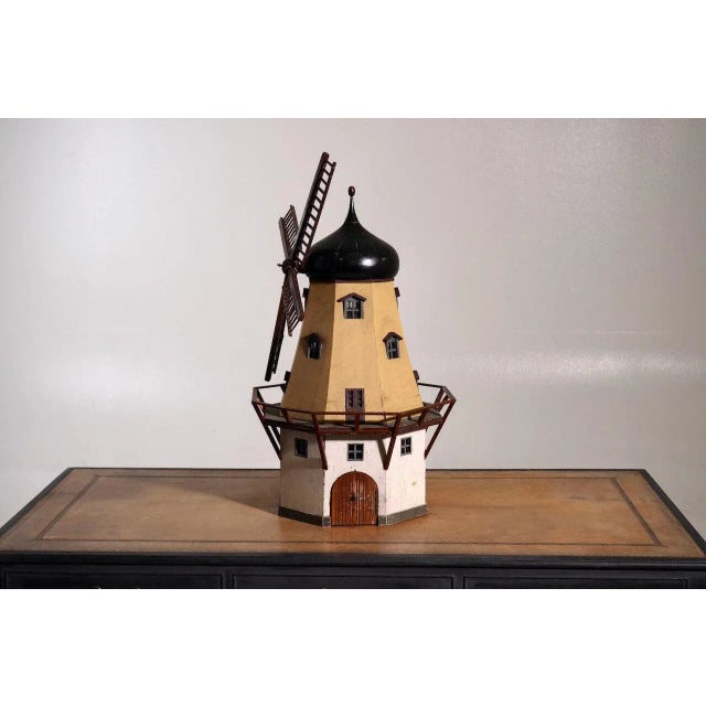 Brown Early 20th Century Model Windmill For Sale - Image 8 of 10