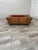 A- 372 vintage train [ wooden ] molds coffee table with glass,handmade [ negative ] molds for locomotive parts +-1920-1940...