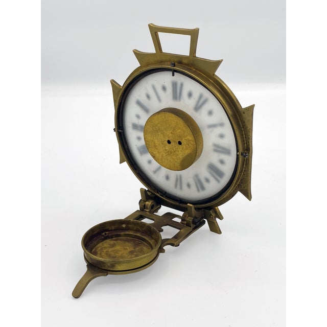 Antique Hand-Wound Night Clock, 1890s For Sale - Image 4 of 10