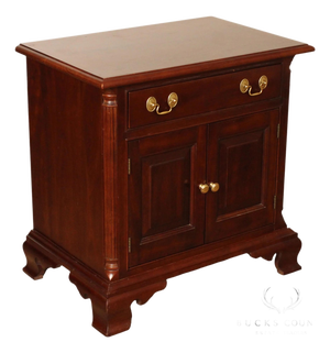 Stickley Chippendale Style Vintage Cherry Nightstand