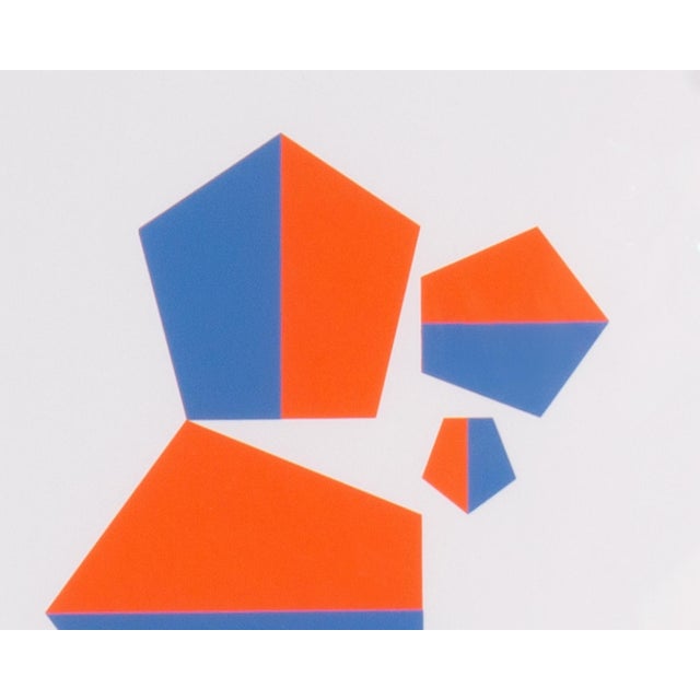 Contemporary 1995 “Konstruktion and Intuition” Serigraph Print by Anton Stankowski For Sale - Image 3 of 8