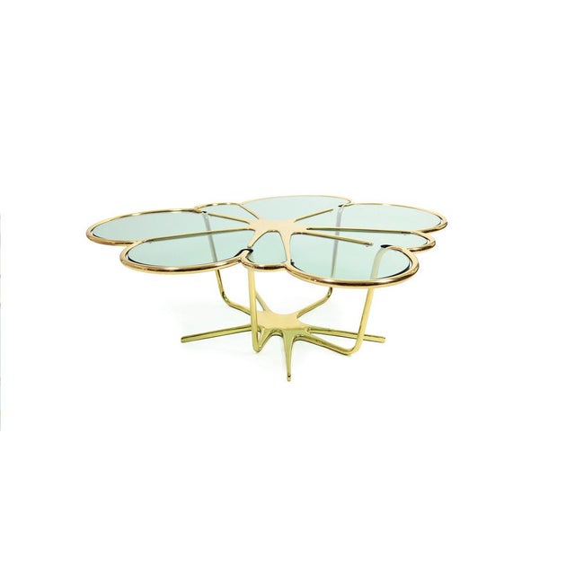 Gold Kanzashi 145 Coffee Table from Alma De Luce For Sale - Image 8 of 8