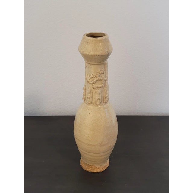 Chinese Antique Chinese Qingbai Ware Song Dynasty Style Funerary Urn For Sale - Image 3 of 12