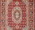 Early 20th Century Antique Turkish Rug With Rich Crimson, Sky Blue, and Ivory Accents 5'10 X 8'2 For Sale - Image 5 of 15