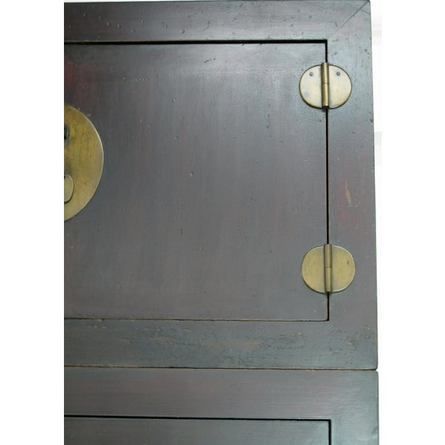 Wood Gigantic 8 Feet Tall Antique Chinese Compound Cabinet For Sale - Image 7 of 13