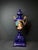 Elegant antique porcelain vase by Josef Strnact, produced in Bohemia at the turn of the 20th century. Executed in deep...