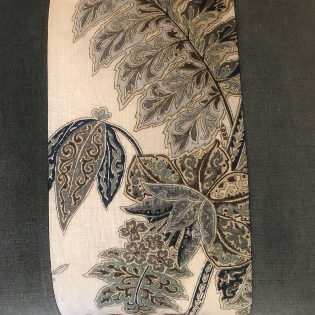 Botanical Handcrafted Pillow Cover For Sale In New York - Image 6 of 8