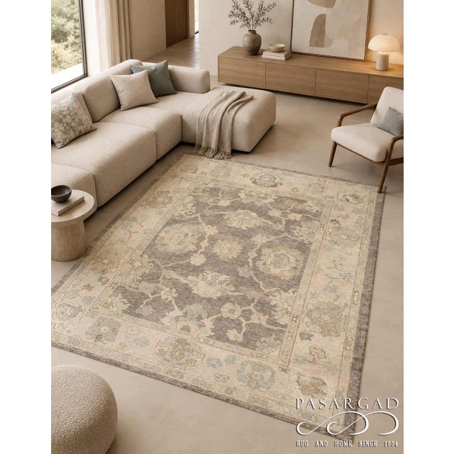 Pasargad DC Pasargad Turkish Oushak Rug For Sale - Image 4 of 4