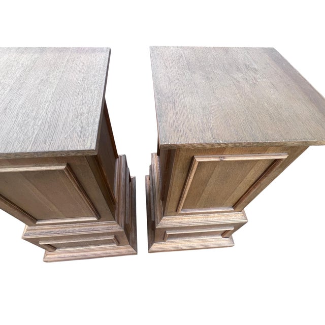 Pair Pillars Pedestals Restoration Hardware For Sale - Image 10 of 18