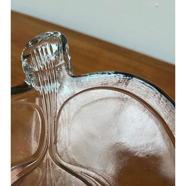 Vintage Scandinavian Heavy Glass Plate, 1970s For Sale - Image 10 of 18