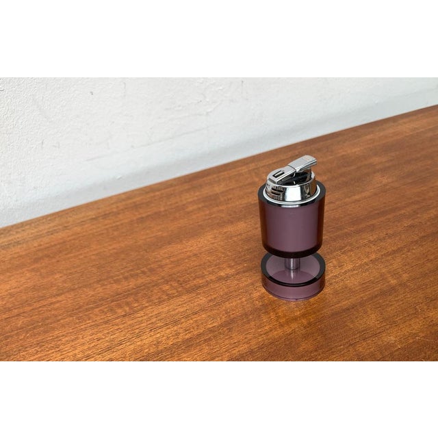 Mid-Century Space Age Table Lighter from Hadson from Angus Electronic, 1960s, in Very Good conditions. Designed 1960 to...