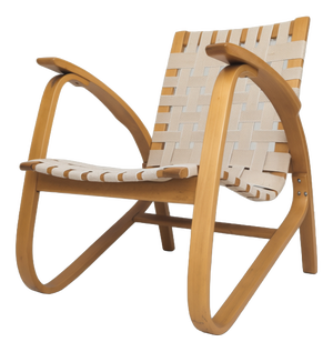 Sculptural Bentwood Lounge Chair by Jan Vaněk for Up Zavody, 1930s