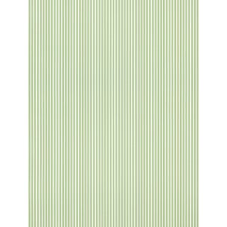 Sample - The House of Scalamandré Wilson Stripe Wallpaper, Moss For Sale