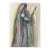 1963 Dalí Divine Comedy Engraving Paradis Chant 32 "Archange Gabriel" (Archangel Gabriel) For Sale