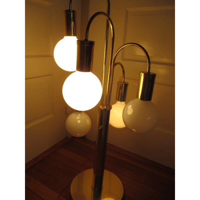 Mid-Century Modern Space Age Atomic Waterfall Table Lamp Sonneman Style For Sale In Columbia, SC - Image 6 of 11