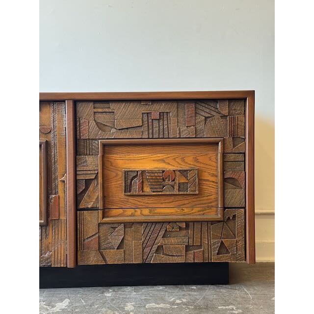 Lane Furniture 1970's Pueblo Dresser by Lane Furniture For Sale - Image 4 of 17