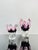 Mid-Century Modern Pink and Purple Art Glass Model 316/1/25 Vases by Josef Hospodka for Chřibská, Czechoslovakia, 1960s, Set of 2 For Sale - Image 3 of 7