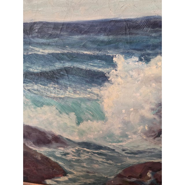 George Sanders Bickerstaff California Seascape For Sale In San Antonio - Image 6 of 16