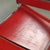 Wassilly Chair in Red Leather by Marcel Breuer for Gavina, 1960s For Sale - Image 10 of 11
