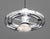Mid-Century Modern English Chrome "Fibonacci" Pendant Lamp For Sale - Image 3 of 8
