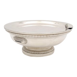 Late 19th Century Danish Silver Hot Water Dish For Sale