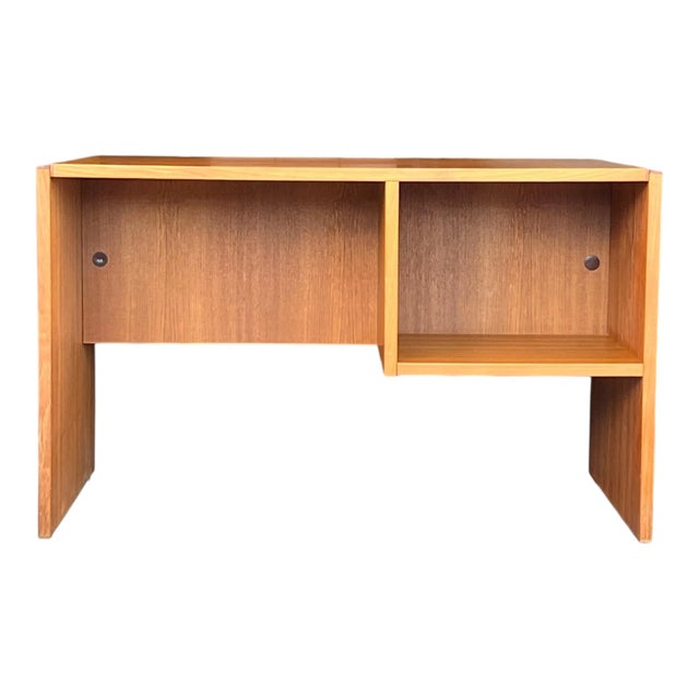 This beautifully crafted Mid-Century Scandinavian writing desk showcases the clean lines and functional simplicity...