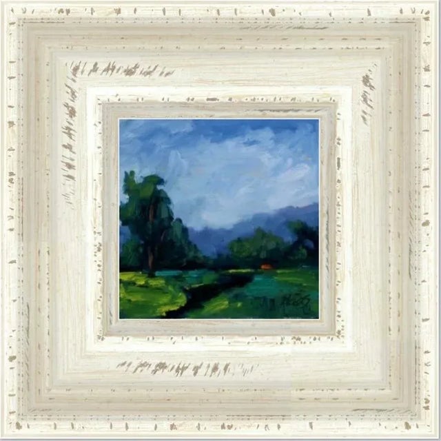 Quiet Places & Journeys — Green Valley (Original Oil Landscape) For Sale - Image 10 of 12