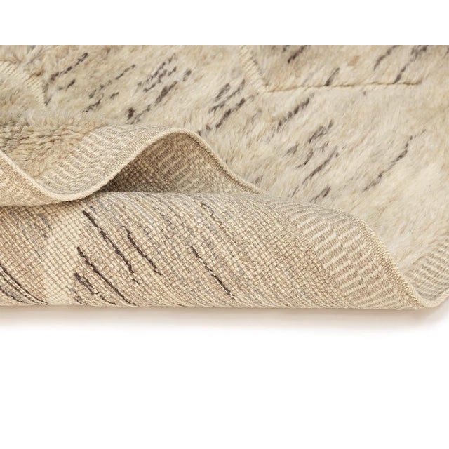 Hand-Knotted Wool Premium Rug by Azele Studio For Sale - Image 9 of 12