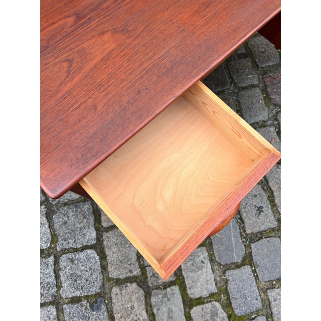 Danish Desk in Teak For Sale - Image 3 of 11