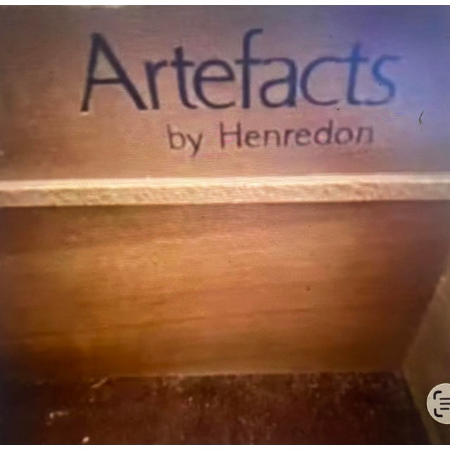 Wood 1970s Henredon Artefacts Campaign 7 Drawer Dresser For Sale - Image 7 of 11