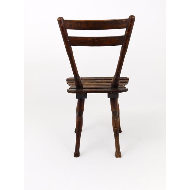 Viennese Wooden Children's Chair from Thonet, Austria, 1900s For Sale - Image 6 of 15