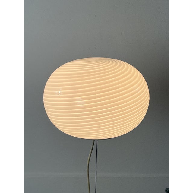 1960s Murano Glass Spiral Pendant Lamp from De Majo, 1960s For Sale - Image 5 of 16