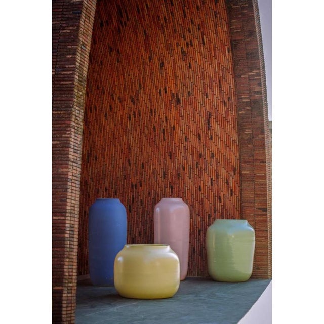 Dialogue planters l by wl ceramics designer: lex pott materials: porcelain dimensions: h145 x ø65 cm according to lex...