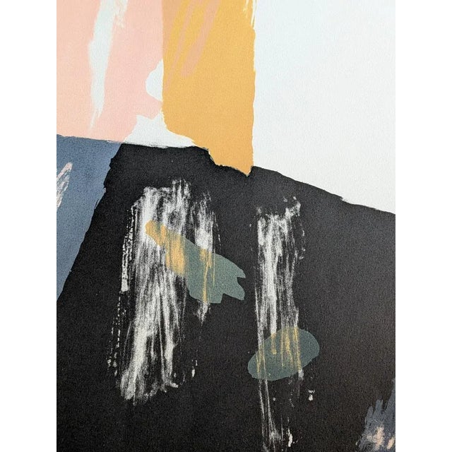 Pierre Pallut, Abstract Composition, Hand-Signed Lithograph, 1972 For Sale - Image 4 of 10