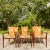 Late 20th Century Vintage Boho Tessellated Coconut Shell Dining Chairs - Set of 6 For Sale - Image 5 of 7