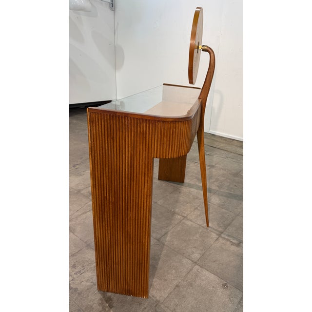 Chestnut Console by Paolo Buffa, Italy, 1960 For Sale - Image 8 of 12