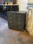 Beautiful 19th century Swedish Empire style painted black chest with decorative bronze hardware. This piece has nice...
