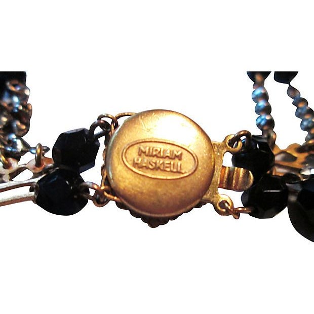 Miriam Haskell Filigree Panels Statement Collar For Sale In Chicago - Image 6 of 7