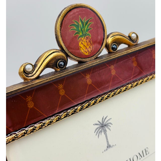 Exquisitely detailed in 90’s fashion. Add a bit of Palm Beach to your space. The pineapple is a symbol of hospitality &...